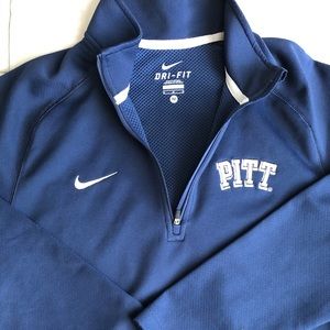 Pitt Nike Dri-Fit Lightweight Quarter-zip Jacket